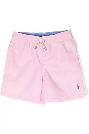Ralph Lauren Polo Pony motif swim shorts - Pink