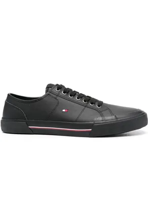 Tommy Hilfiger Embroidered logo vulcanised low-top sneakers