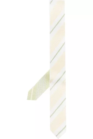 Thom Browne Men Bow Ties - RWB striped tie - 722 LIGHT YELLOW