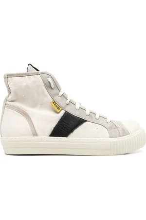 Rhude Panelled hi-top sneakers