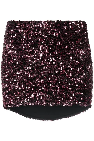 Styland Sequin mini skirt - Red