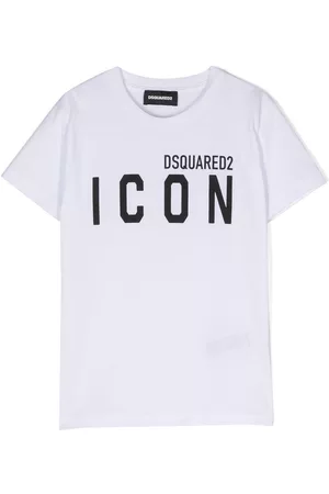 Dsquared2 T-shirts - Logo-print detail T-shirt - White