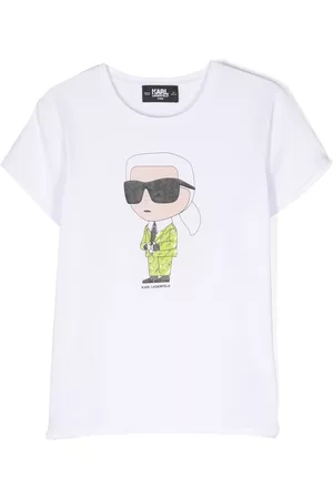 Karl Lagerfeld T-shirts - Karl-print detail T-shirt - White