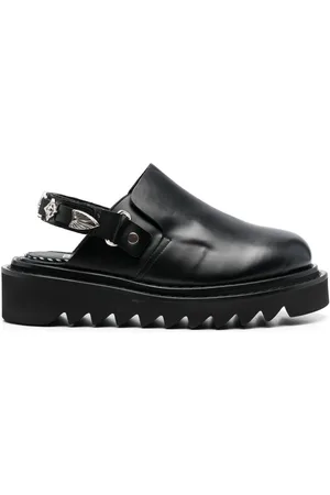 TOGA PULLA Buckled ankle-strap flat mules