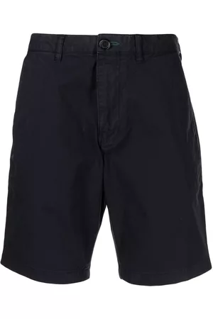 Paul Smith Men Bermudas - Cotton bermuda shorts - Blue