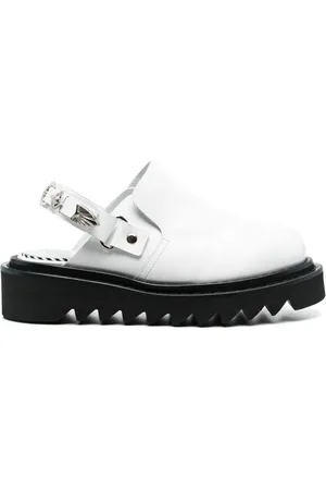TOGA PULLA Buckled ankle-strap flat mules