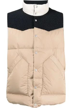 UNDERCOVER Panelled padded gilet