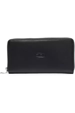 Diesel Men Wallets - Debossed-logo leather wallet - Black