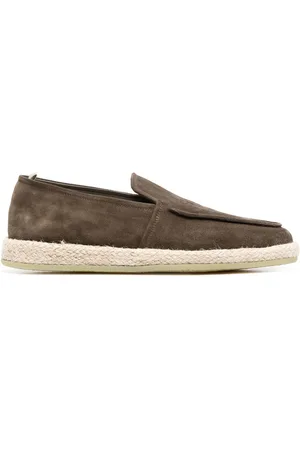 Officine creative Roped suede loafers