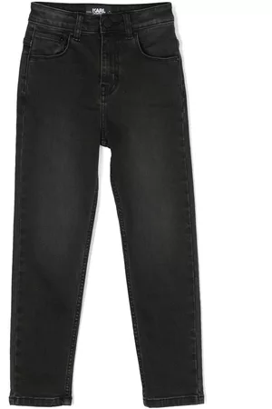 Karl Lagerfeld Boys Jeans - Slogan print jeans - Black