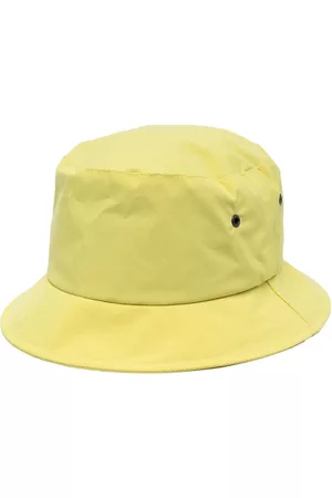 MACKINTOSH Hats - Logo-patch bucket hat - Yellow