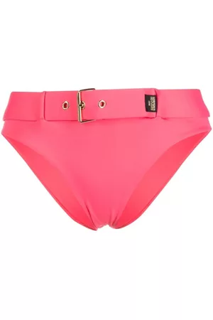 Moschino Women Bikini Bottoms - Belted bikini bottoms - Pink