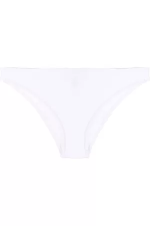 Moschino Women Bikini Bottoms - Logo-print bikini bottoms - White