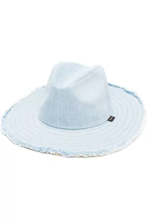 Borsalino Hats - Wide-brim sun hat - Blue