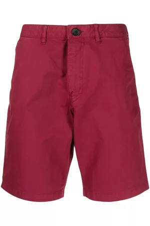 Paul Smith Men Bermudas - Cotton bermuda shorts - Red
