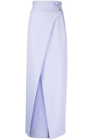 GENNY Front-slit straight skirt