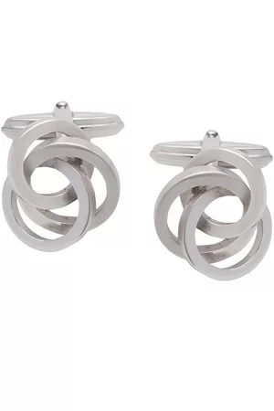 Lanvin Men Cufflinks - Linked-rings cufflinks - Silver