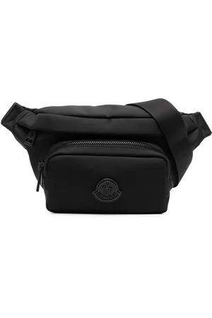 Moncler Logo-patch belt bag - Black