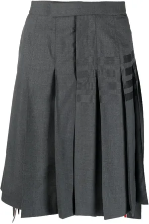 Thom Browne Stepped box-pleat skirt