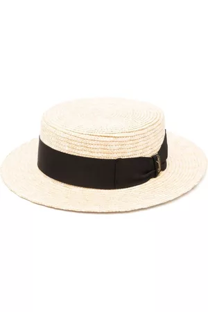 Borsalino Men Bow Ties - Side bow-detail sun hat - Neutrals