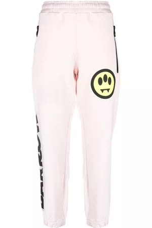 BARROW Logo-print track pants - Pink
