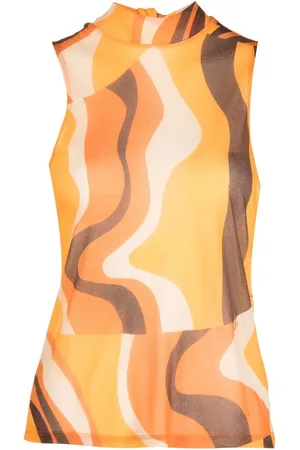 REJINA PYO Bryn mock neck vest top