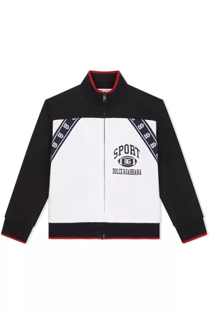 Dolce & Gabbana Boys Sports Jackets - Sport DG zipped jacket - White