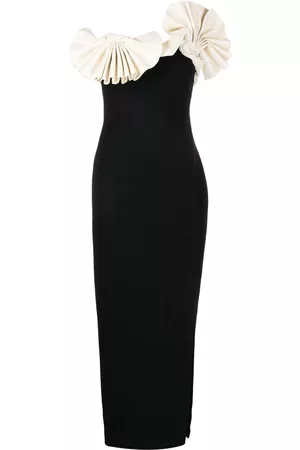 RACHEL GILBERT Women Evening Dresses - Lavina ruffled dress - Black