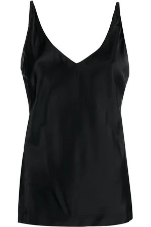 Dorothee Schumacher V-neck stretch-silk top