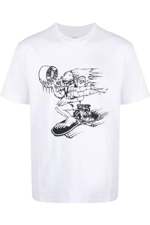 Vans Men T-shirts - Graphic-print cotton T-shirt - White