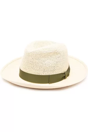 Borsalino Men Bow Ties - Side bow-detail sun hat - Neutrals