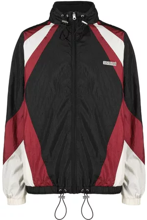 Isabel Marant Men Sports Jackets - Colour-block zipped track jacket - Black