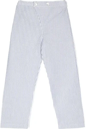 SIOLA Striped straight-leg trousers