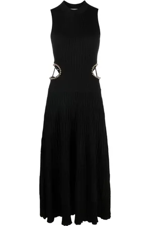 Simkhai Cut-out knitted dress