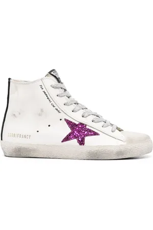 Golden Goose Star patch leather high-top sneakers