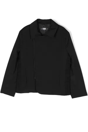 Karl Lagerfeld Ceremony logo-stripe jacket - Black