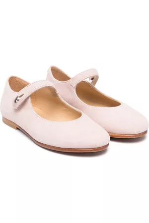 BONPOINT Girls Ballerinas - Button-fastening ballerina shoes - Pink