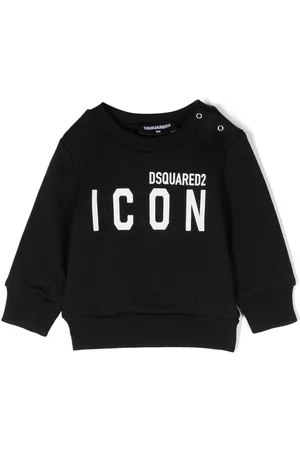 Dsquared2 Sweatshirts - Logo print sweatshirt - Black
