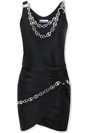 Paco rabanne Chain embellished mini dress