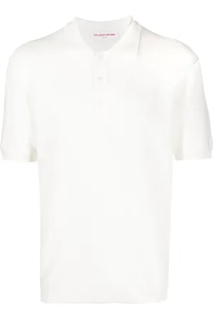 Orlebar Brown Piqué-weave design polo shirt