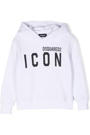 Dsquared2 Logo print hoodie - White