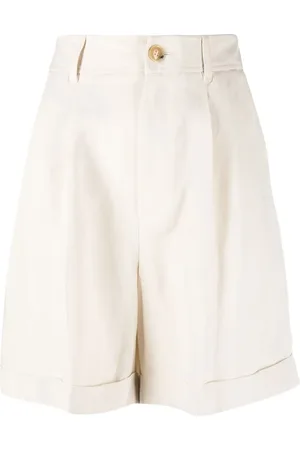 Woolrich Pleated turn-up shorts