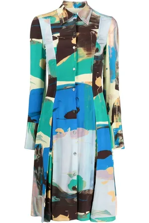 Paul Smith Abstract-print silk dress