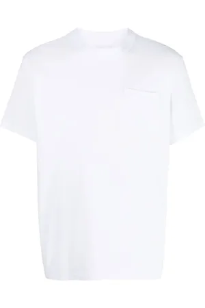 SACAI Side-zip shortsleeved T-shirt