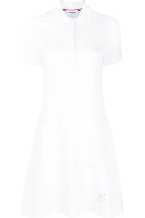 Thom Browne Pique flared tennis dress