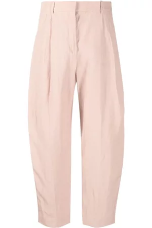 Stella McCartney Women Formal Pants - Cropped tailored trousers - Pink