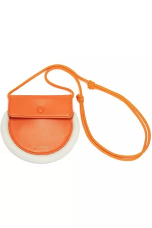 J.W.Anderson Bumper-Moon leather coin purse - Orange