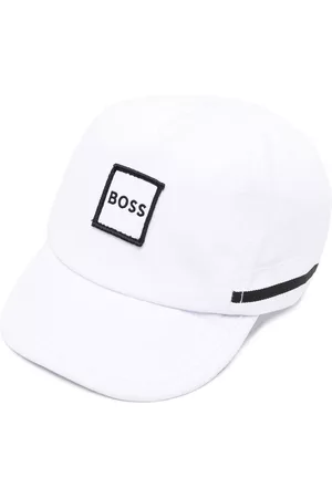 HUGO BOSS Caps - Logo-patch baseball cap - White