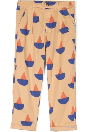 Bobo Choses Geometric-print organic cotton trousers