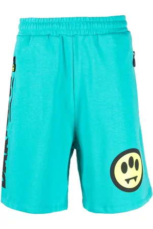 BARROW Sports Shorts - Logo-print track shorts - Blue